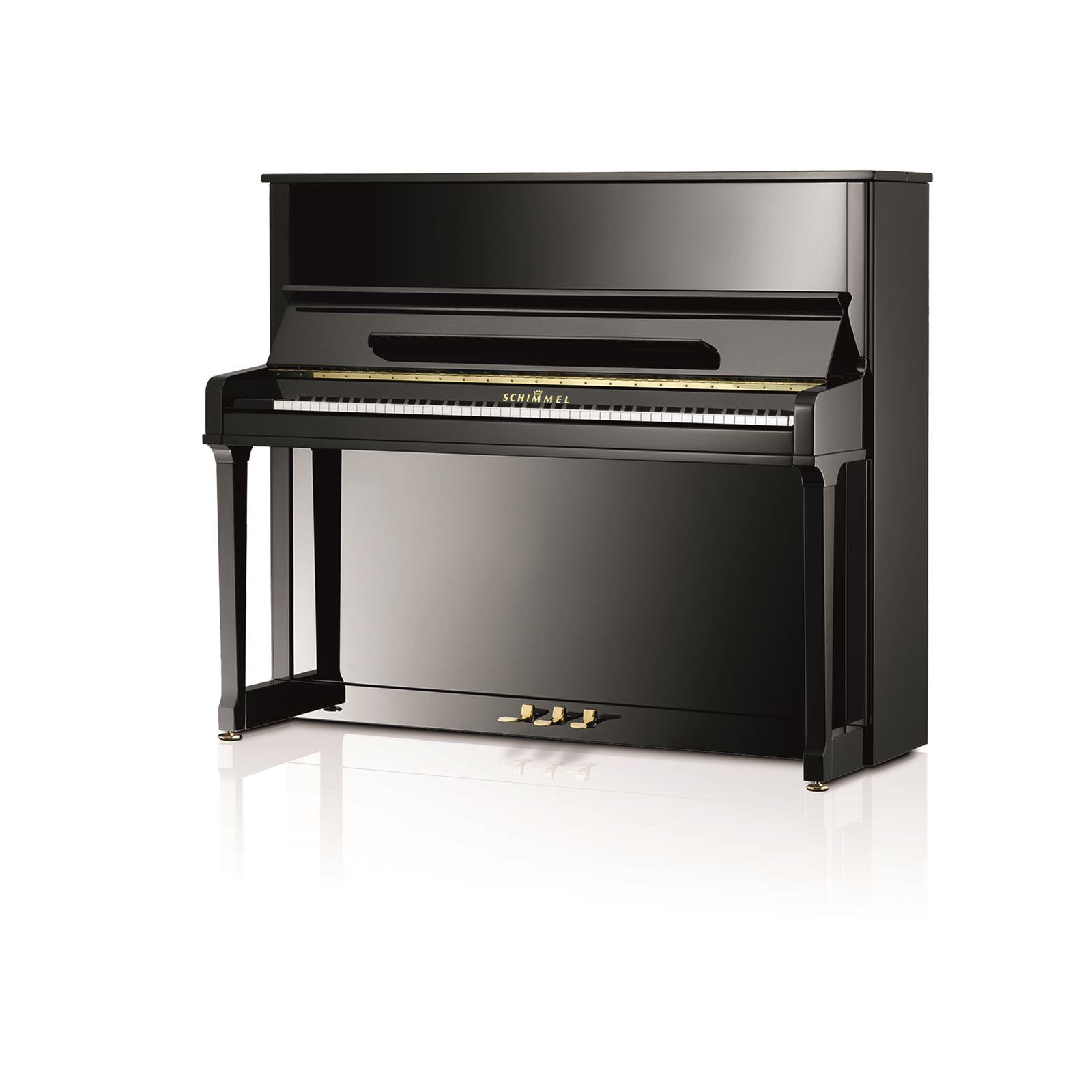 Schimmel Classic C126-TEP Upright Piano - Polished Ebony