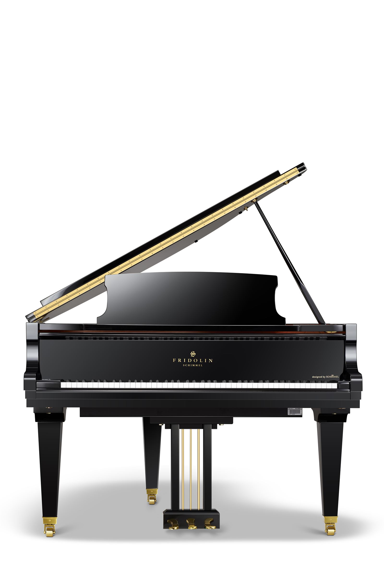 Fridolin Schimmel F156-TEP baby Grand Piano - Polished Ebony