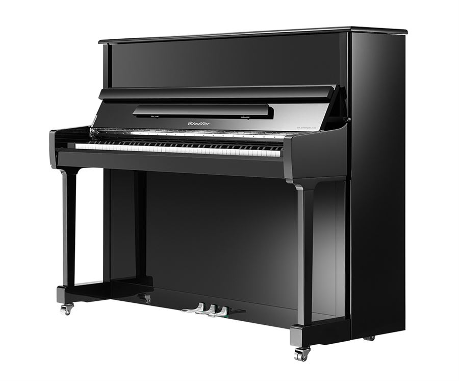Ritmüller RS120-PE Upright Piano - Polished Ebony