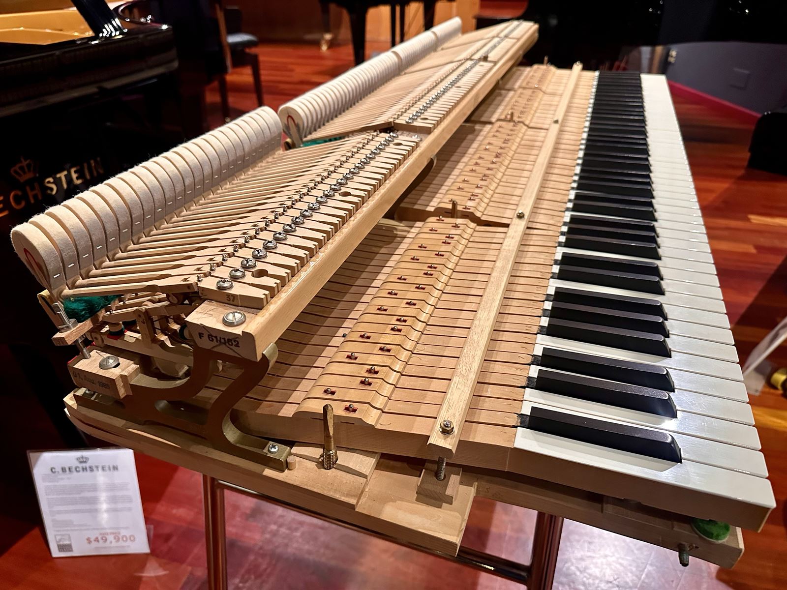 Grotrian-Steinweg 223 7'3" Semi-Concert Grand Piano – Restored – Ivory c.1985