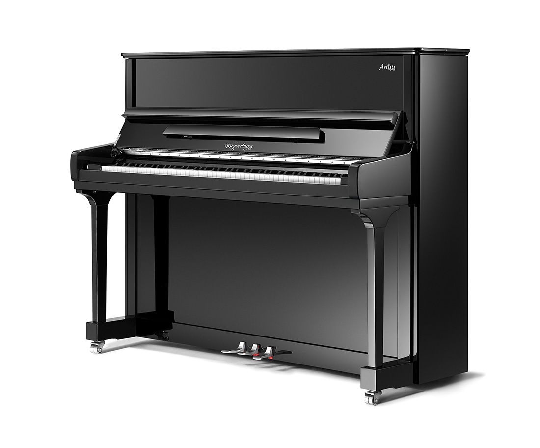 Kayserburg KA1X-PE Artist Upright Piano - Polished Ebony