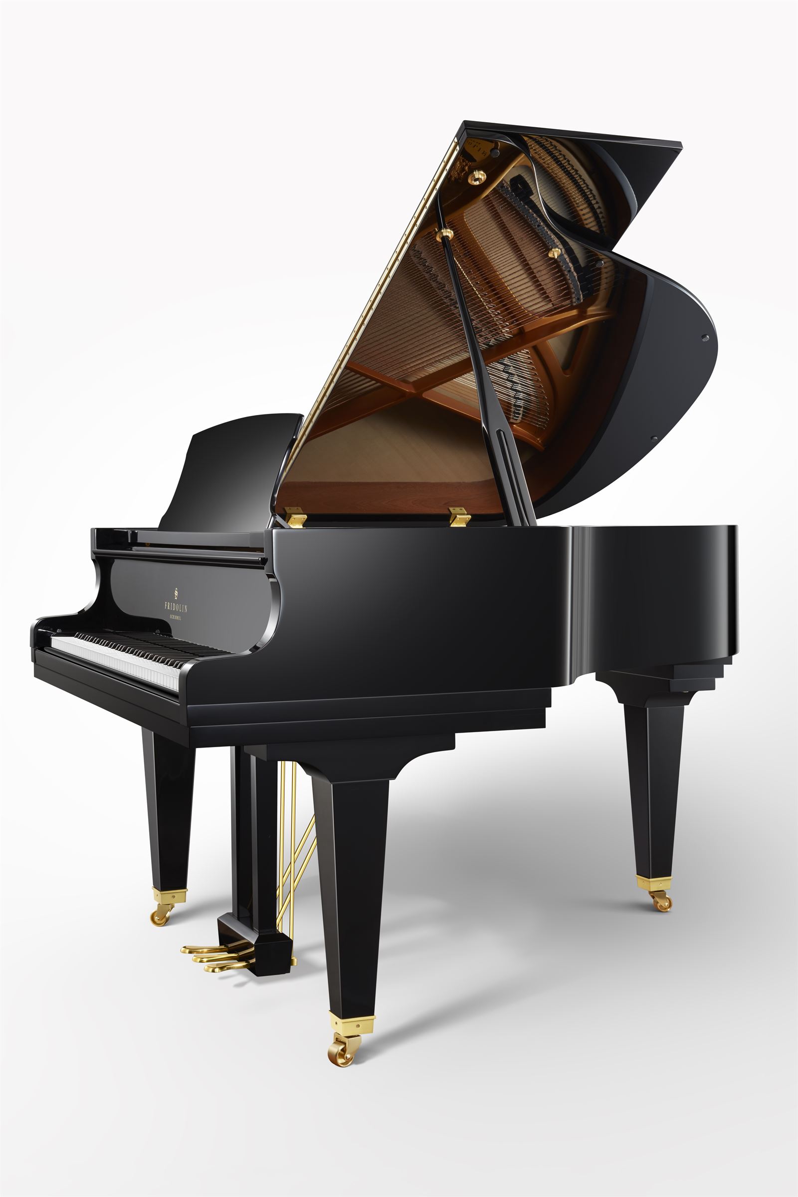 Fridolin Schimmel F156-TEP baby Grand Piano - Polished Ebony
