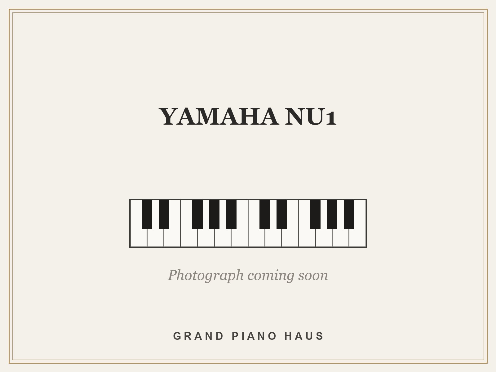YAMAHA NU1